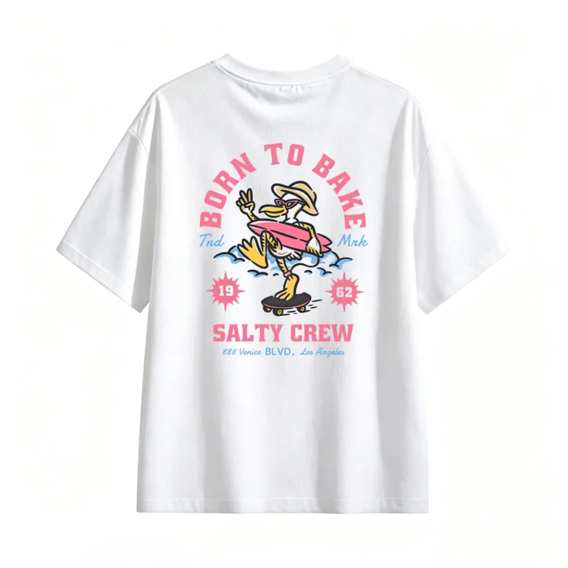 Funny Back Print T-Shirt