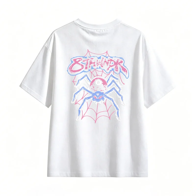 白t Funny Back Print T-Shirt