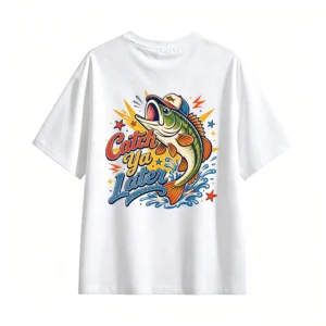 Catch Ya Later Retro Fishing T-Shirt