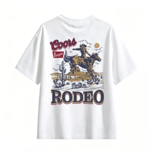 Coors Banquet Rodeo Vintage Western Graphic T-Shirt