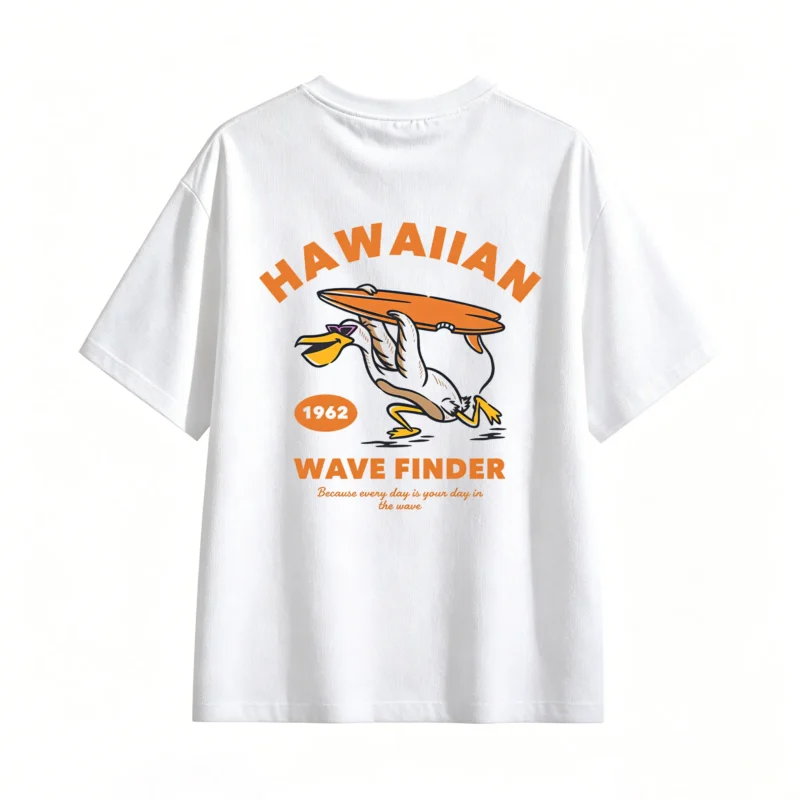 Hawaiian Wave Finder Surfer T-Shirt 1962