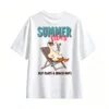 白t Summer Vibes Flip Flaps & Beach Naps T-Shirt