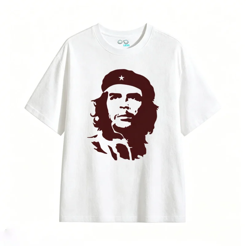 白t Tees with prints of Argentine national heroes