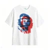 白t Tees with prints of Argentine national heroes