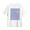 白t Tees with prints of Argentine national heroes