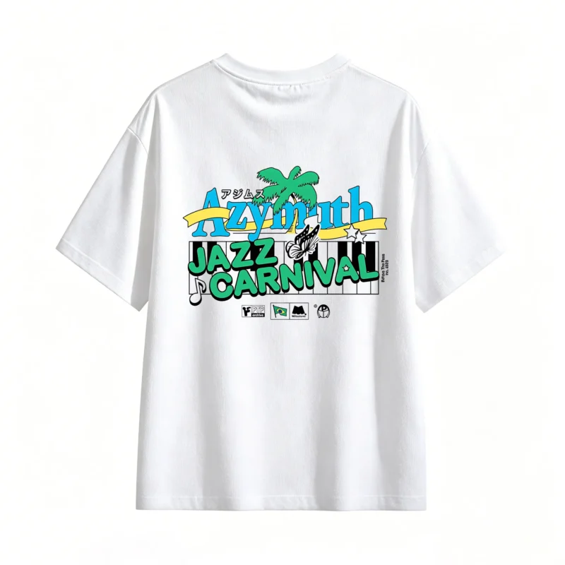 白t Funny Back Print T-Shirt