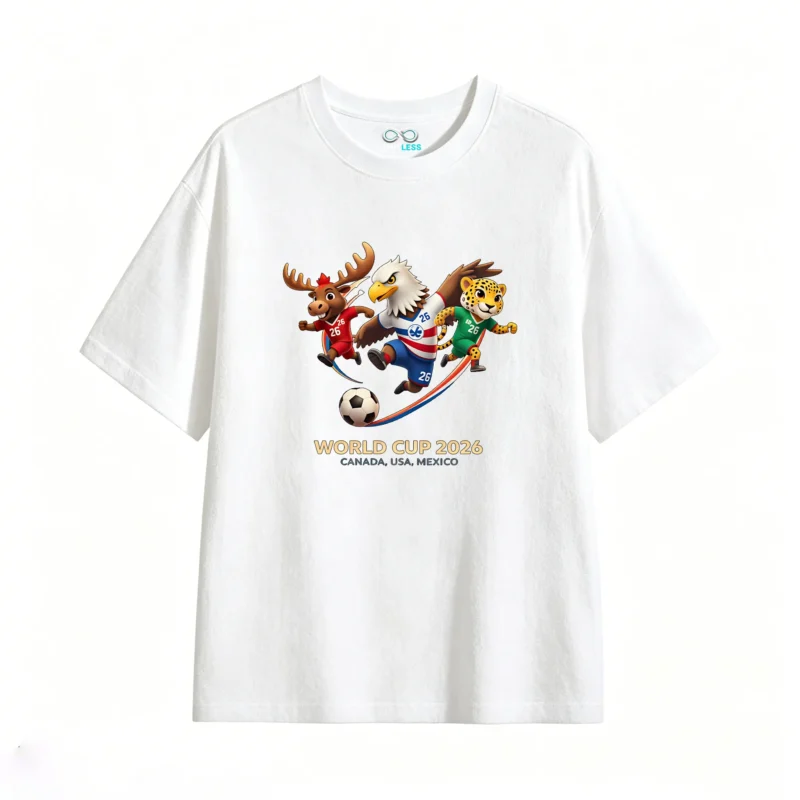 白t正 FIFA World Cup 2026 Official Mascot T-Shirt