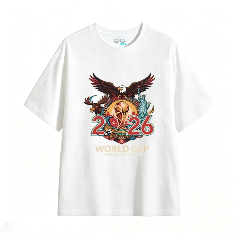 白t正 2026 FIFA World Cup Canada USA Mexico T-Shirt
