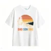 Dad Son Dog Fishing T-Shirt