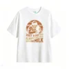 Just A Dad Who Always Came Back With The Milk - Funny Bigfoot Yeti Graphic Tee