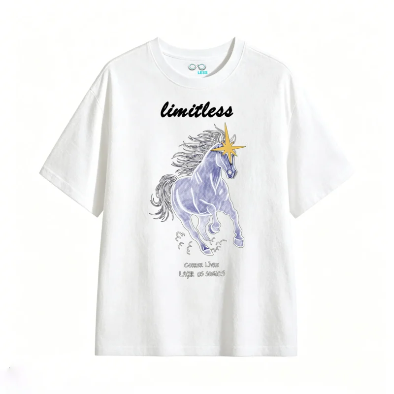 Correr Livre Láçar Os Sonhos Horse T-Shirt