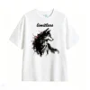 白t正 Stylized Wolf Digital Art T-Shirt