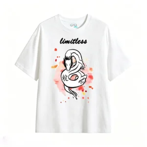 白t正 Mystical White Dragon Art T-Shirt