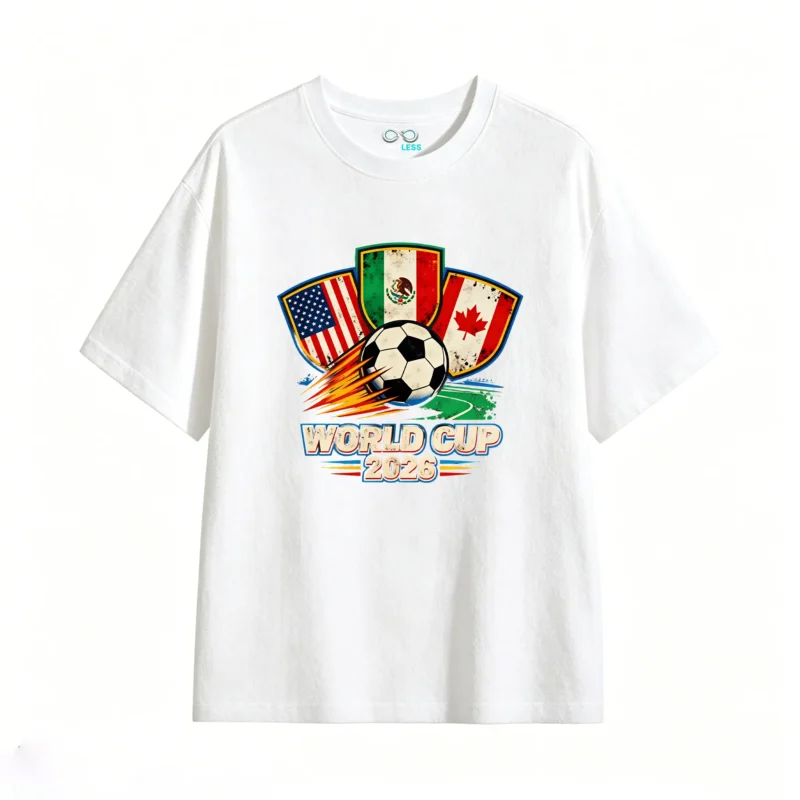 白t正 2026 World Cup North America Soccer T-Shirt