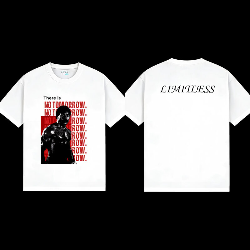 白t正反 Men's Women's T-shirt Apollo Creed Rocky Quote There Is No Tomorrow Boxing Motivation Gym