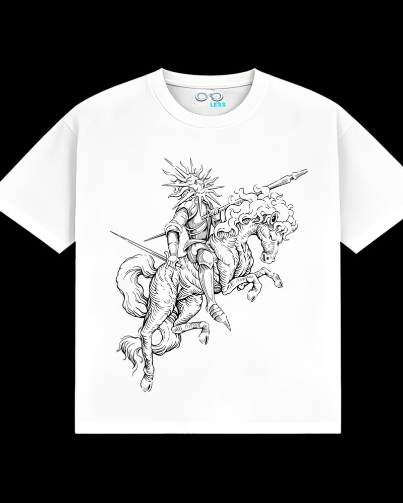Men Women T-Shirt Knight Armed Medieval Design Vintage Gothic Casual