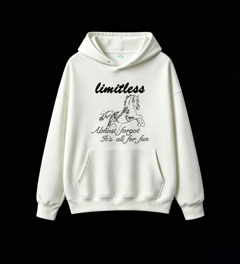 白卫 Cozy Oversized Hoodie for Men and Women