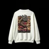 白卫 Golden Dragon Pride of Japan Worldwide Streetwear Back Print Crew Neck Hoodie