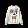 白卫 Never Stop Skateboarding Crew Neck Sweatshirt
