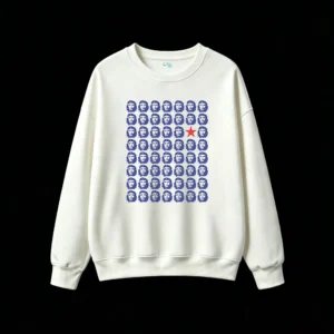 白卫 Crew neck hoodies printed with Argentine national heroes
