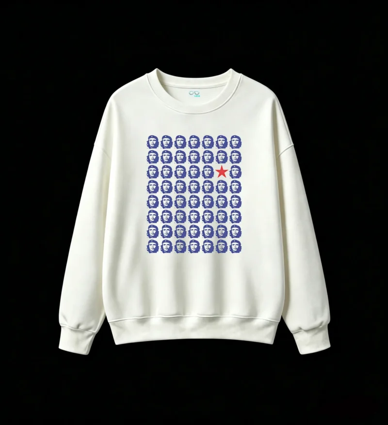 白卫 Crew neck hoodies printed with Argentine national heroes