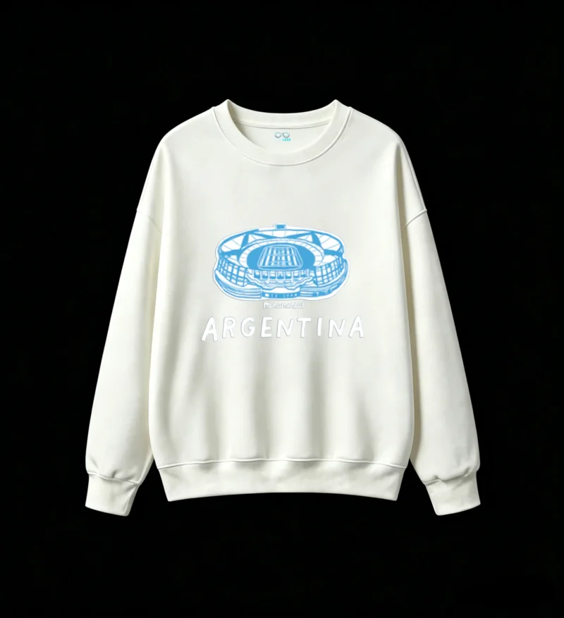 白卫正 Monumental Argentina Football Stadium Hoodie