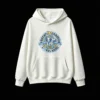 Bai Weizheng Diseño retro «Sunburst» con estrellas doradas 78-86-22, sudadera de felpa suave para hombre y mujer: el regalo perfecto para los aficionados al fútbol y los amantes del fútbol americano