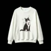 Mittens The Tuxedo Cat With Yellow Eyes And Purple Heart Tag