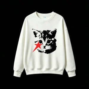Cozy Unisex Hoodless Sweatshirt Soft Fleece Crew Neck Pullover for Men and Women