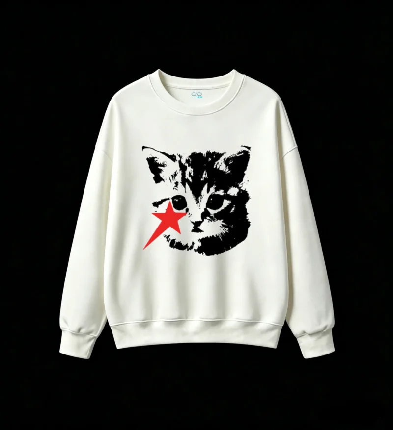 Cozy Unisex Hoodless Sweatshirt Soft Fleece Crew Neck Pullover for Men and Women