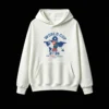 Men's Women's Unisex Hoodie, Soft Cotton Blend Pullover Sweatshirt with Drawstring, Perfect Gift for Soccer Fans, FIFA Tournament Celebration, Blue Red Green Star Print - Casual Streetwear
