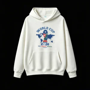 白卫正 Men's Women's Unisex Hoodie, Soft Cotton Blend Pullover Sweatshirt with Drawstring, Perfect Gift for Soccer Fans, FIFA Tournament Celebration, Blue Red Green Star Print - Casual Streetwear
