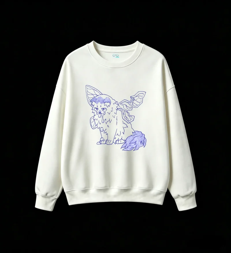 Cozy Unisex Hoodless Sweatshirt Casual Crew Neck Pullover