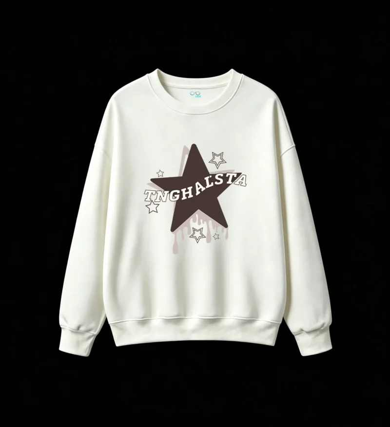 白卫正 Unisex Oversized No-Hoodie Sweatshirt