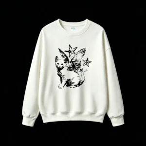 Fantasy Dark Dragon Creature Sketch Art Hoodie