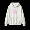 白卫正 Neon Pink Retro Pixel Horse Graphic Hoodie