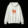 Happy New Year Whimsical Orange Winged Horse Digital Art Hoodie
