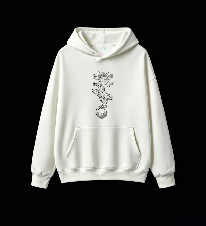 白卫正 Cosmic Skeleton Astronaut Hoodie