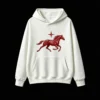 白卫正 Cozy Unisex Hoodie Sweatshirt Premium Cotton Blend Pullover with Front Pocket