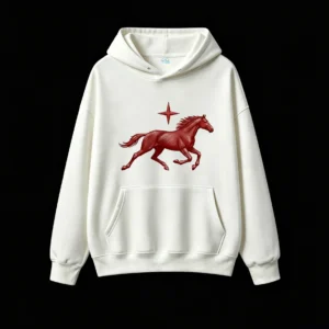 Cozy Unisex Hoodie Sweatshirt Premium Cotton Blend Pullover with Front Pocket