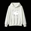 白卫正 Abstract Glowing Sun Flame Spikes Hoodie