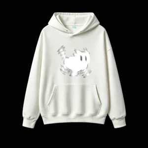 Abstract Glowing Sun Flame Spikes Hoodie
