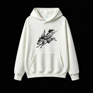 Abstract Digital Noise Art Print Hoodie