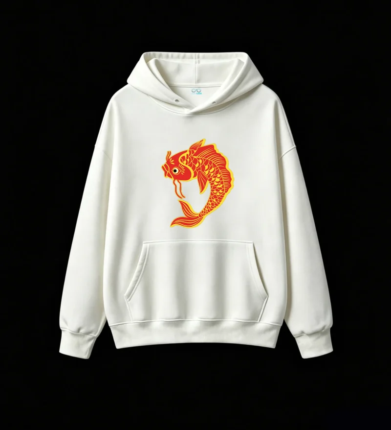 Koi Fish Graphic Hoodie