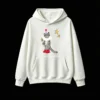 Whimsical Grey Tabby Cat Magician with Star Wand and Ruffled Collar - Cozy Oversized Hoodie for Cat Lovers