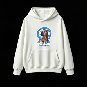 Made in Argentina Vintage Tango Couple Sunburst Pattern Hoodie
