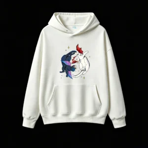 Cozy Fleece Lined Hoodie Sweatshirt for Men Women