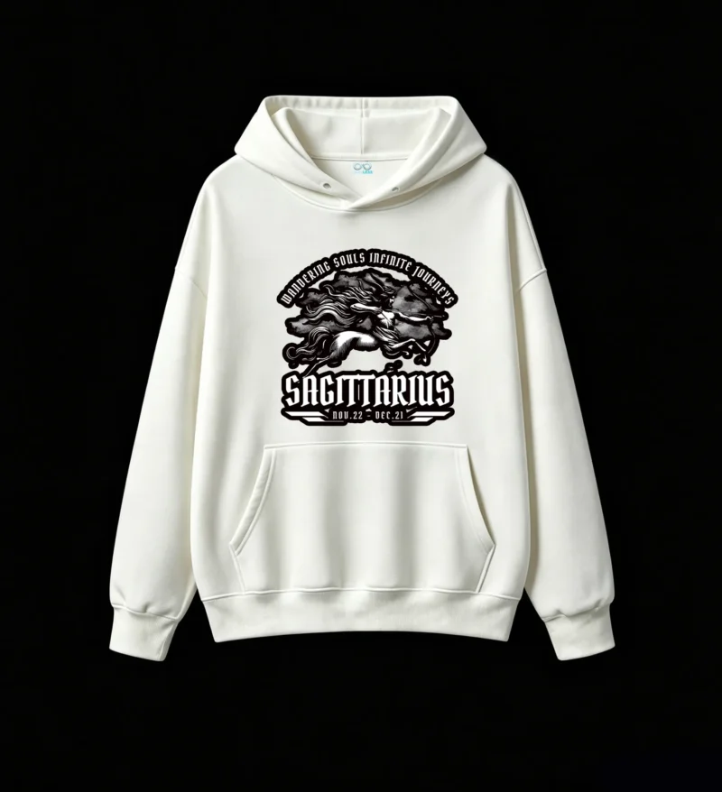 白卫正 Sagittarius Wandering Souls Infinite Journeys Hoodie