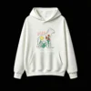 2026 Year of the Horse with Potted Plants Hand-Drawn Art Hoodie