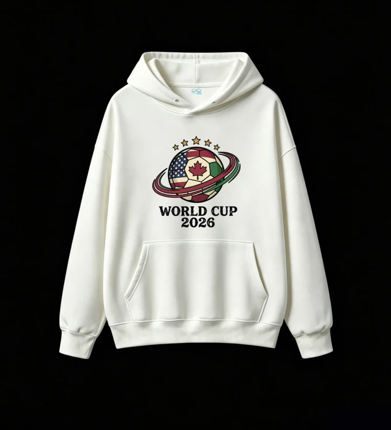 2026 FIFA World Cup USA Mexico Canada Tri-Nation Graphic Hoodie